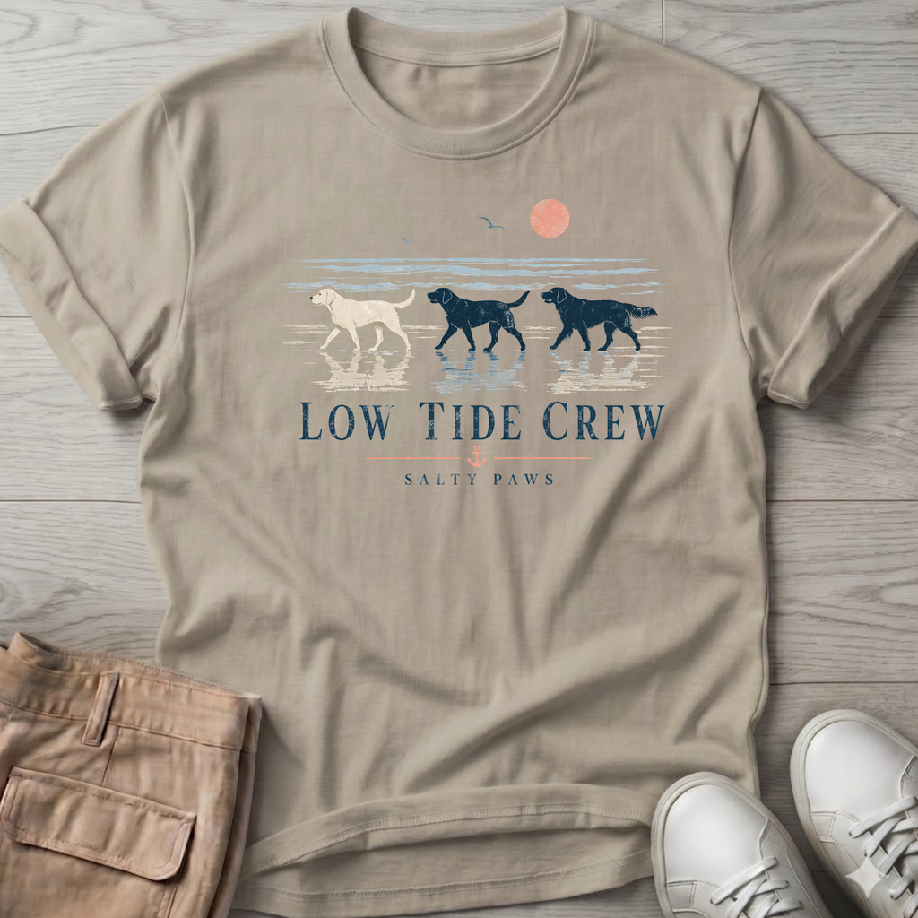 Low Tide Crew Golden Dog T-Shirt