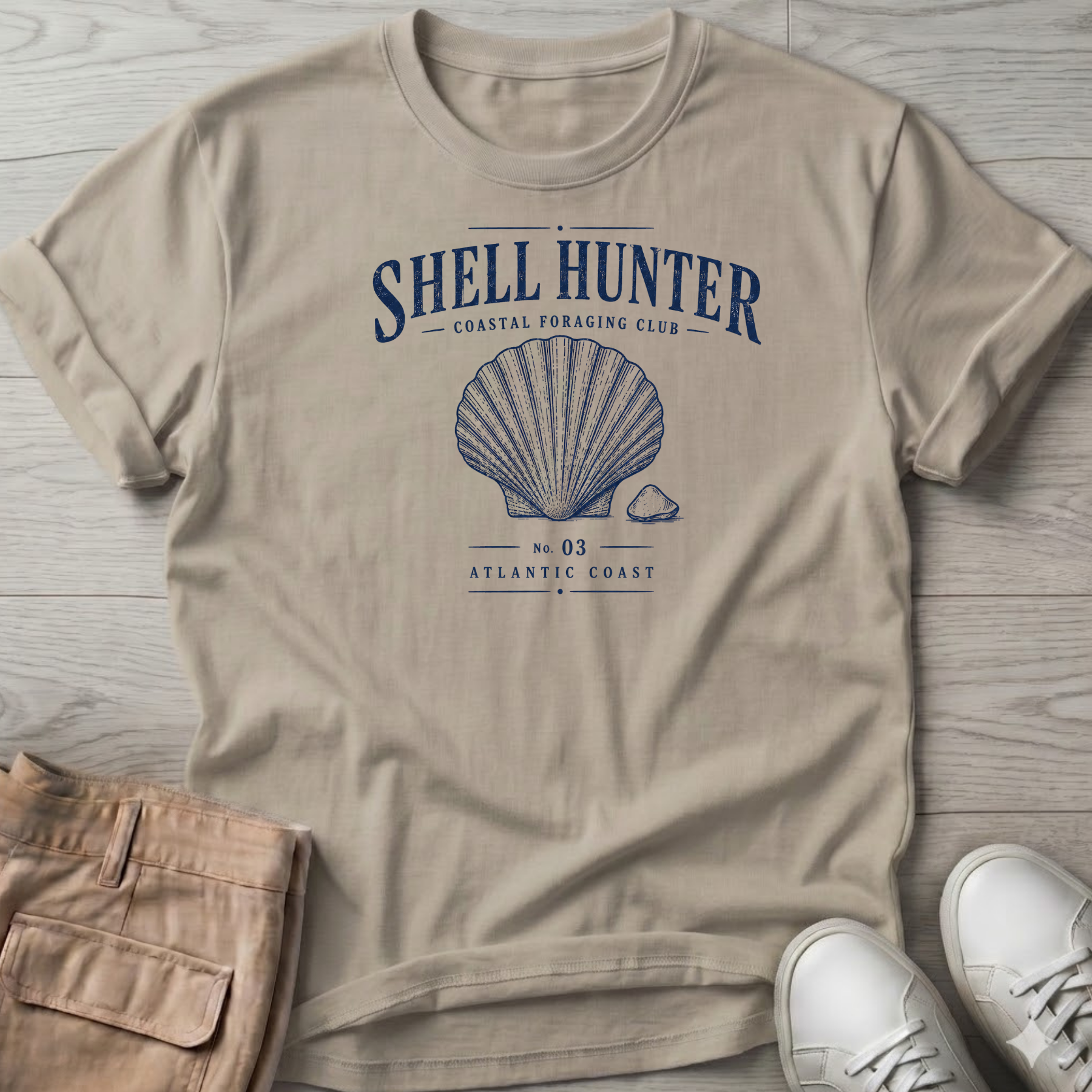Shell Hunter Beach T-Shirt