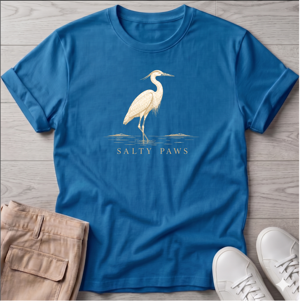 Great Heron Wading T-Shirt