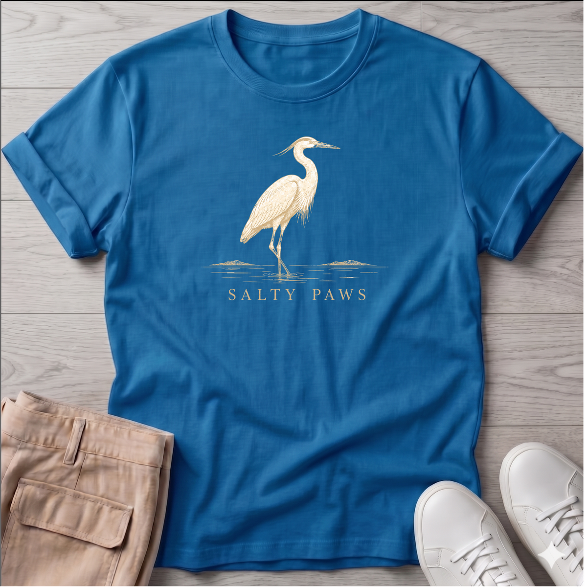 Great Heron Wading T-Shirt