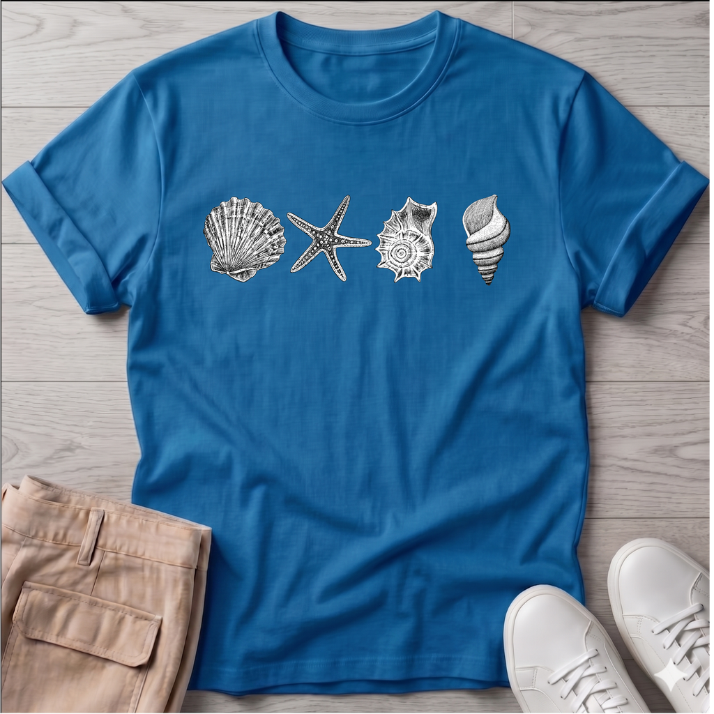 4 Seashells T-Shirt