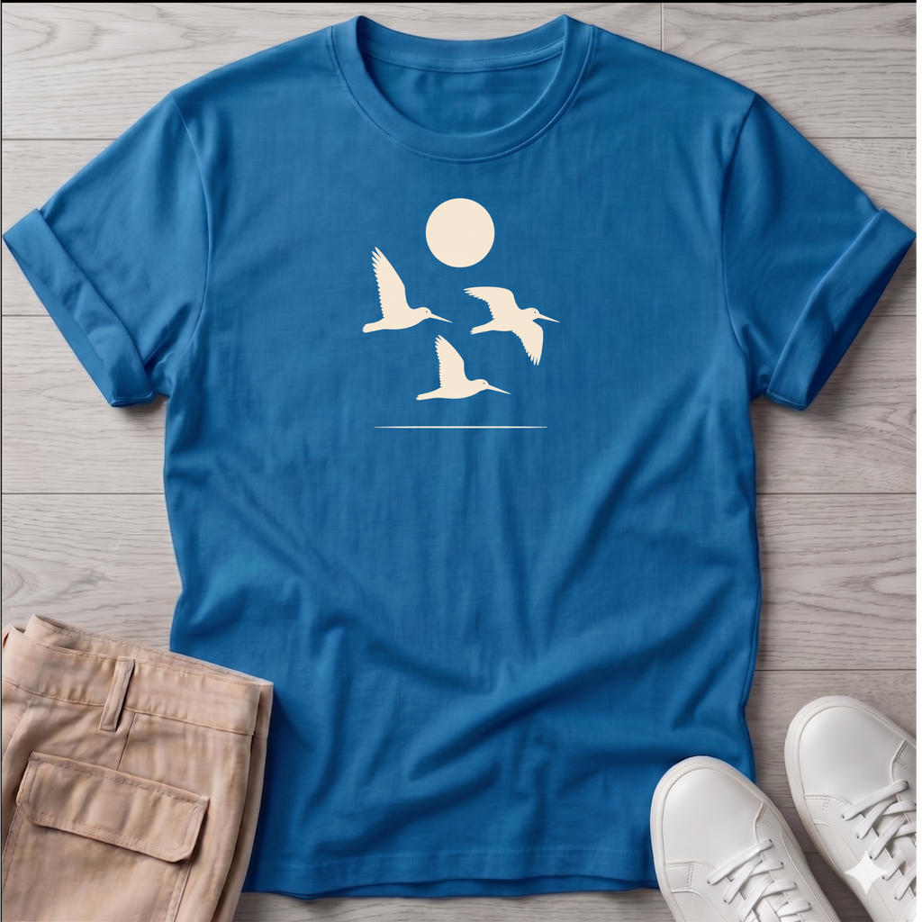 3 Oystercatchers in Flight Tee