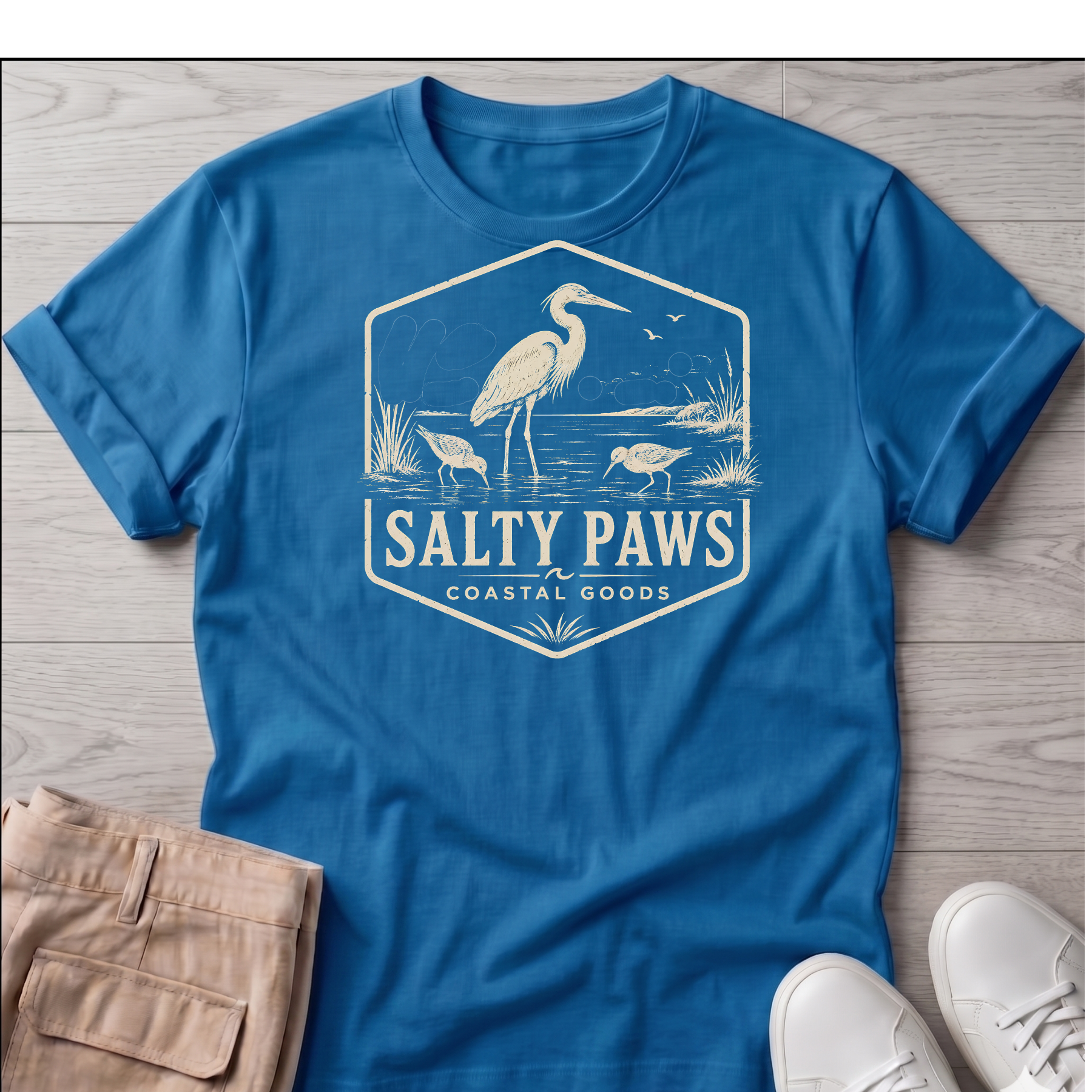 SP Egret Shorebird Shorebirds T-Shirt