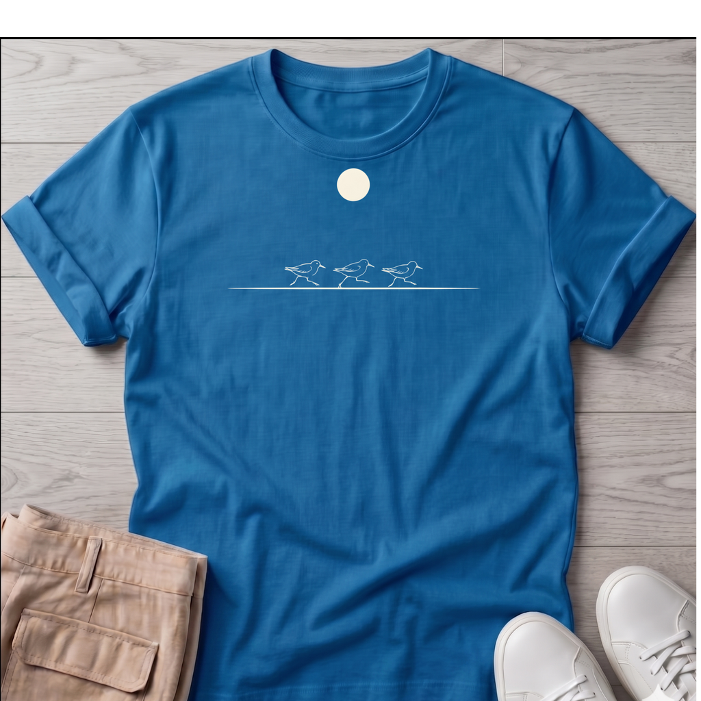 3 Sandpipers Line Art Tee