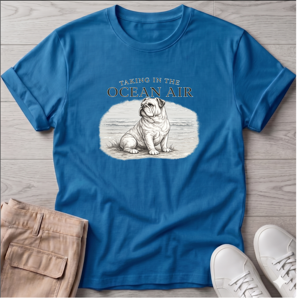 Ocean Air English Bulldog T-Shirt