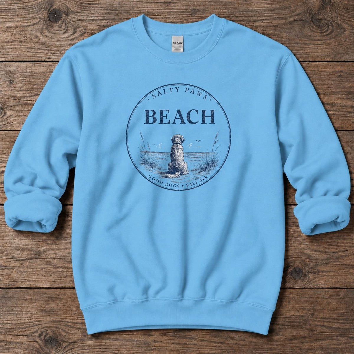Beach Good Dog Midweight Sweatshirt in Sky