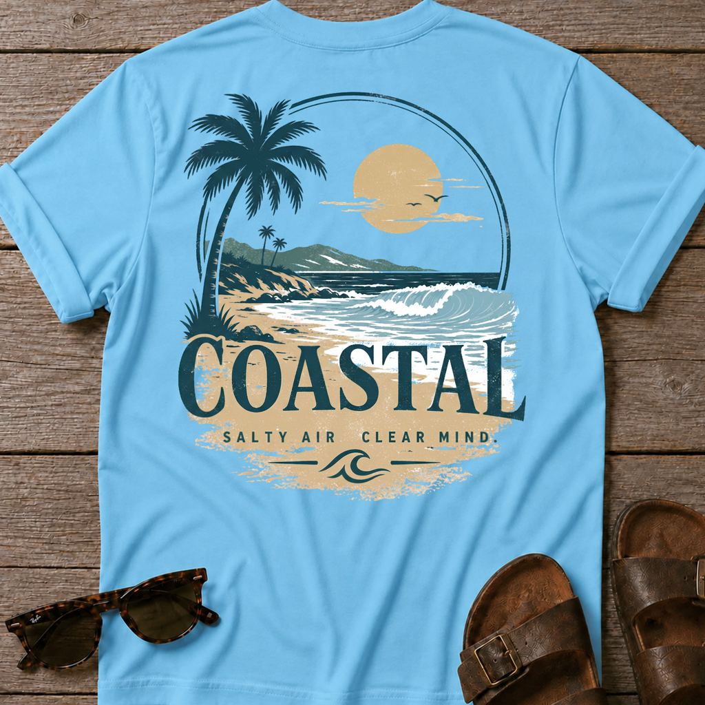 Coastal Salt Air Back T-Shirt