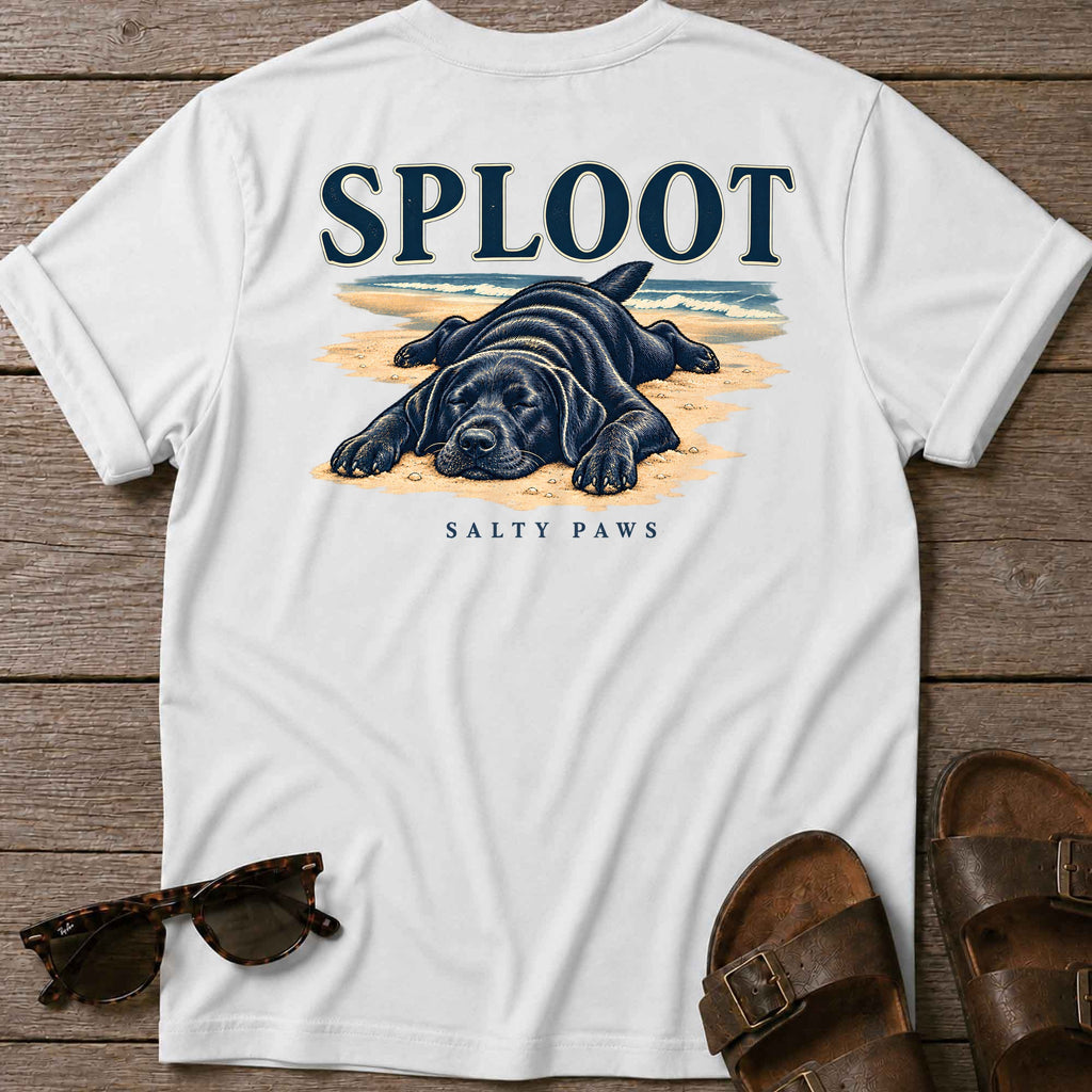 SPLOOT Back Design T-Shirt in White, back view