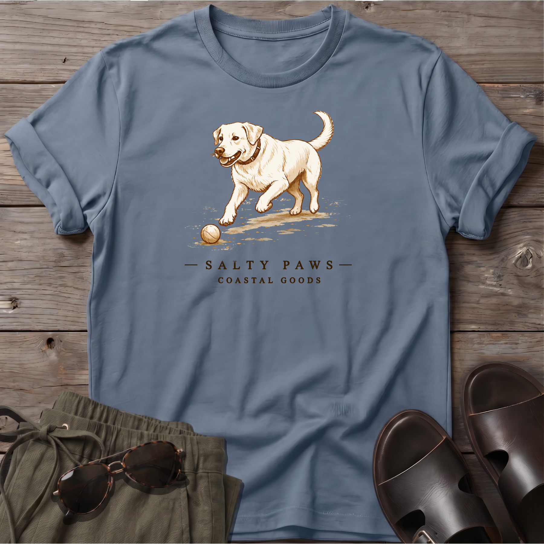 Yellow Lab Dog T-Shirt — Art Tee