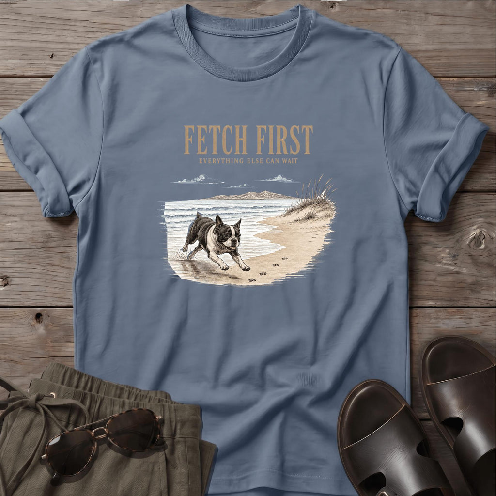 Frenchie Fetch First 2 T-Shirt