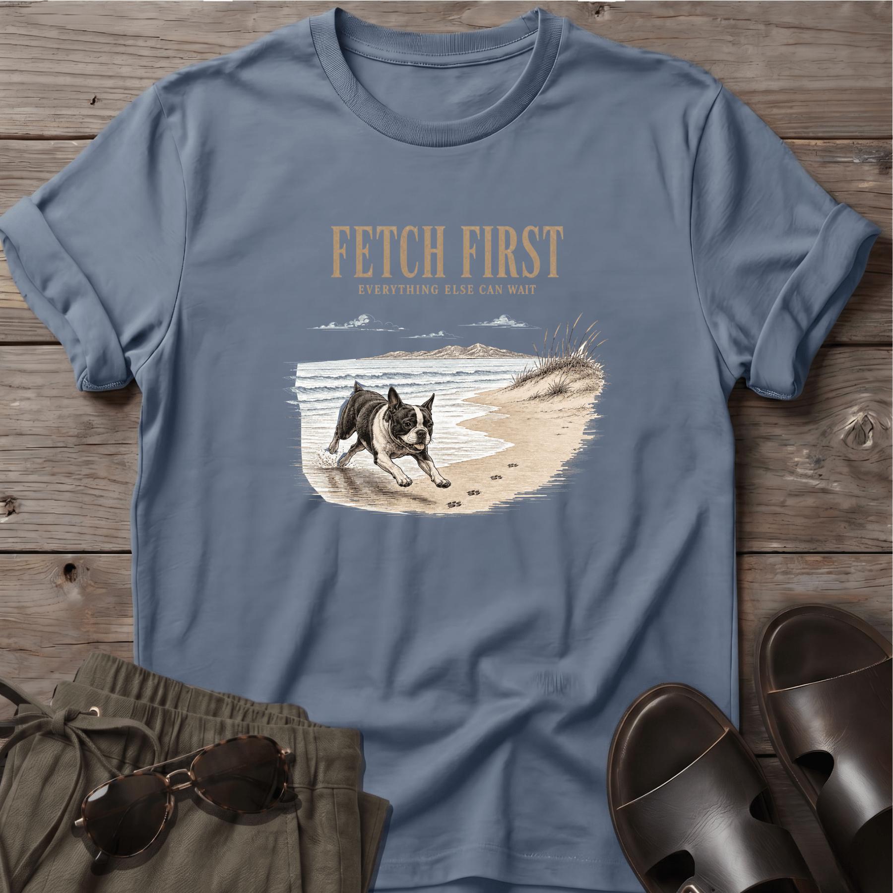 Frenchie Fetch First 2 T-Shirt