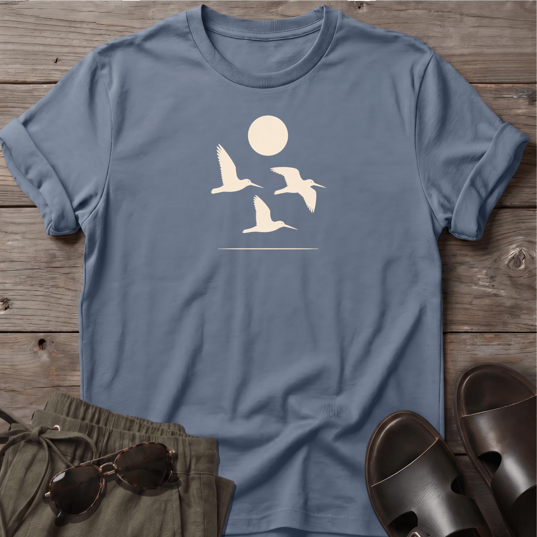 3 Oystercatchers in Flight Tee