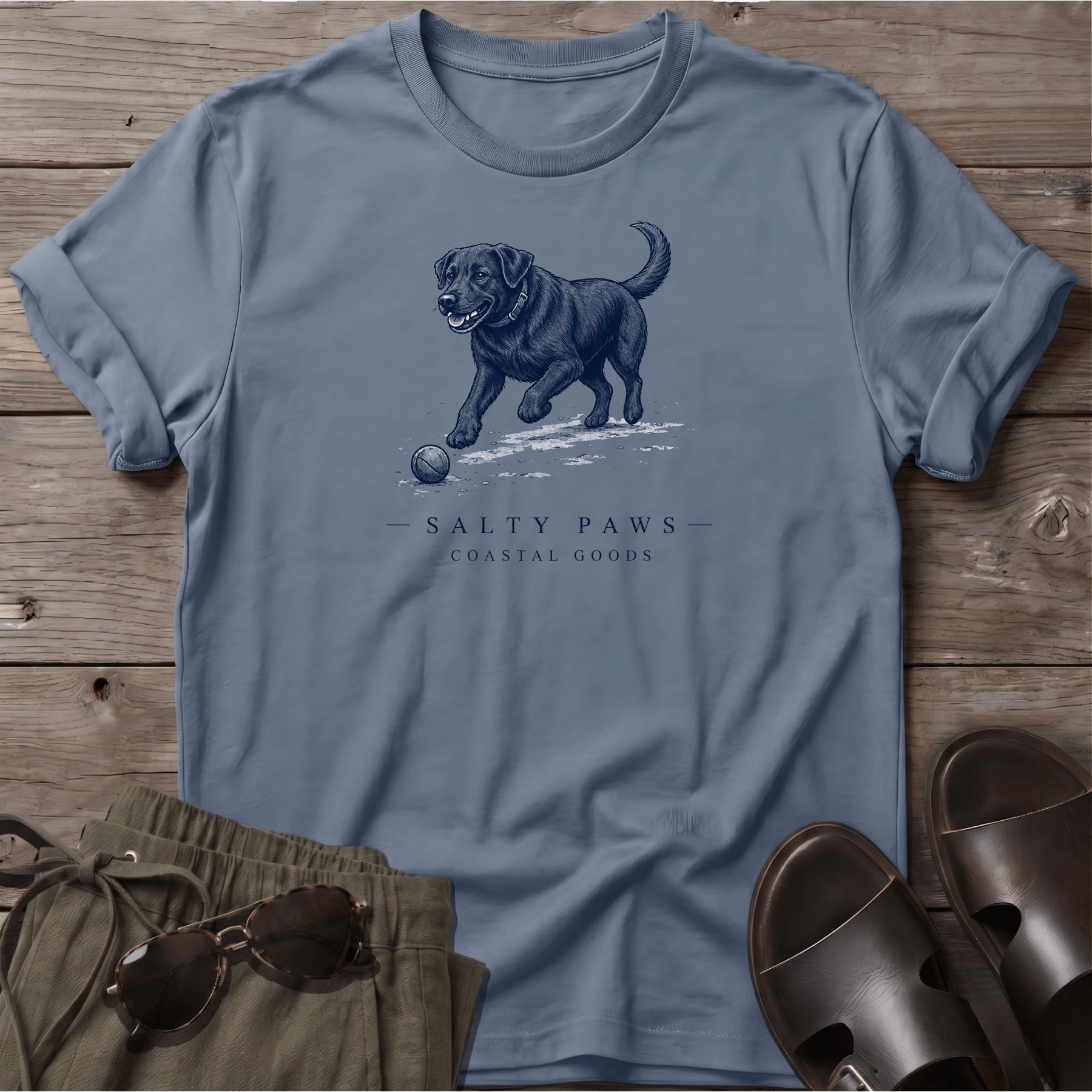 Black Labrador Ball T-Shirt