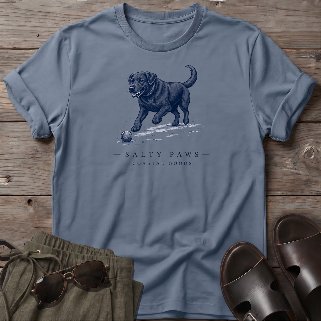 Black Labrador Ball T-Shirt