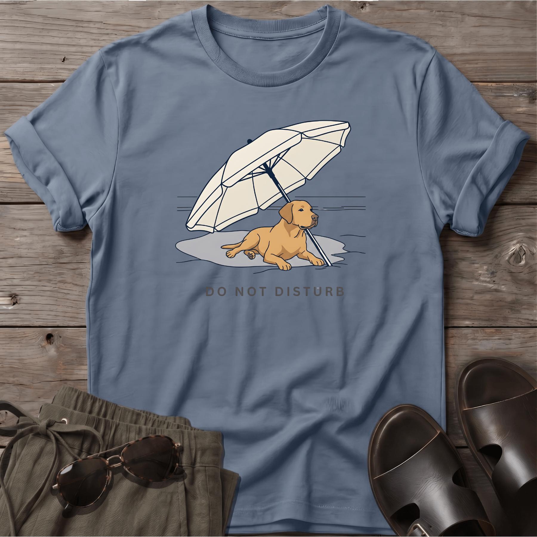 Labrador Retriever DO NOT DISTURB T-Shirt - dog lover coastal t-shirt, Salty Paws
