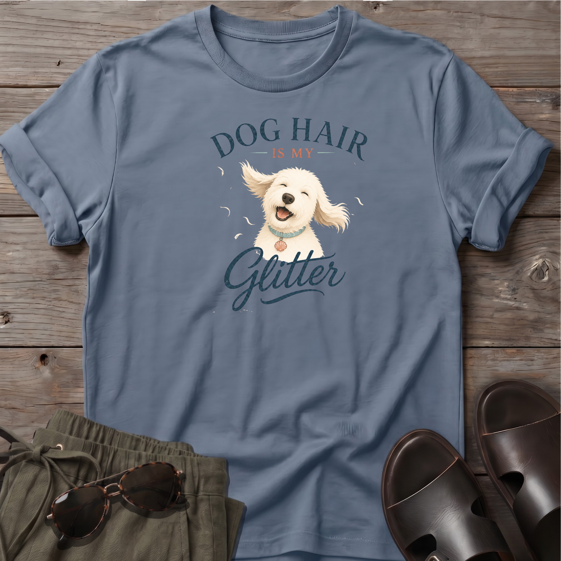 Dog Hair is my Glitter T-Shirt