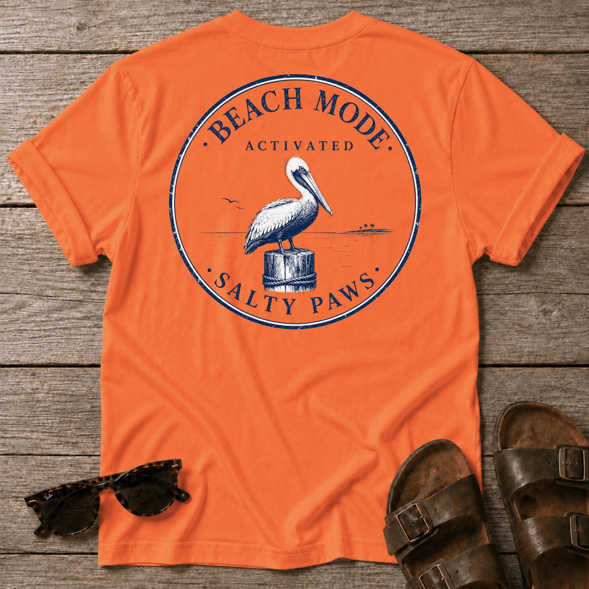 Beach Mode Activated Pelican BACK DESIGN