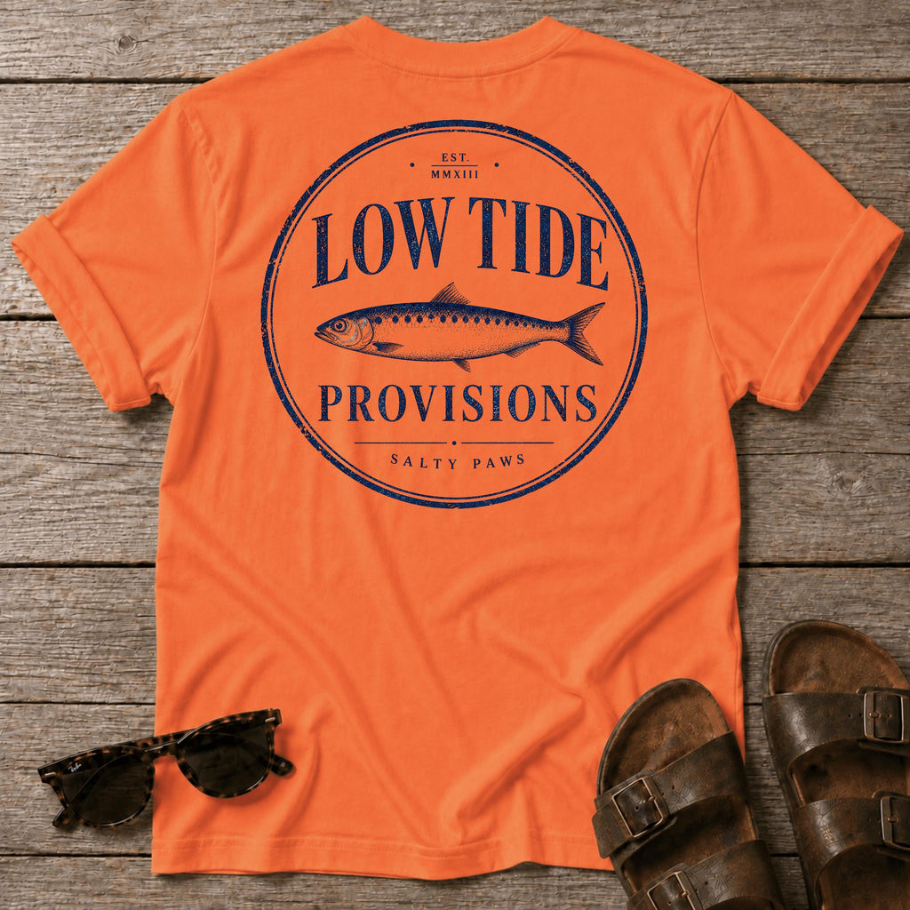 Low Tide Provisions Fish BACK DESIGN T-Shirt
