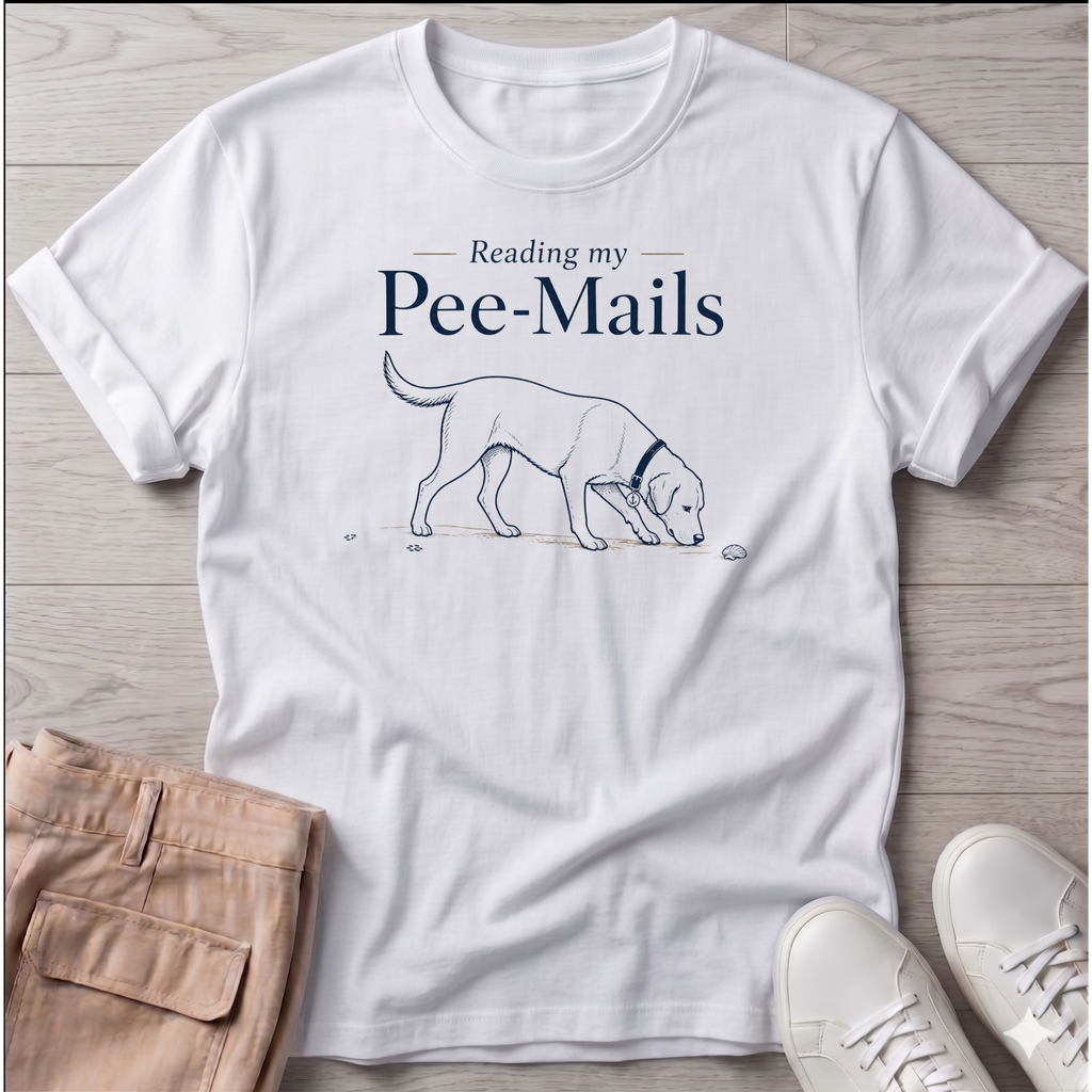 Pee Mails Dog T-Shirt