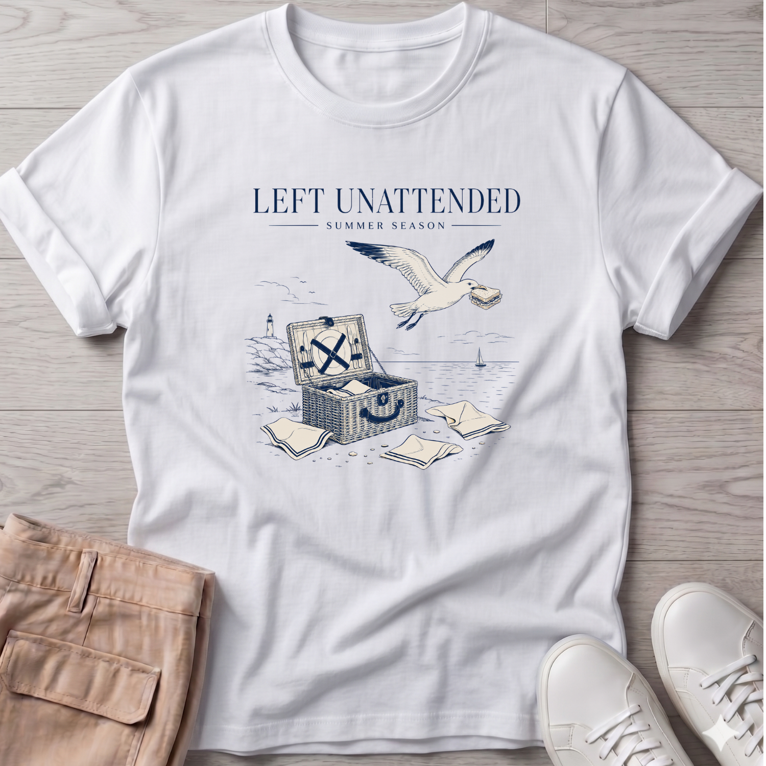 Left Unattended Picnic T-Shirt