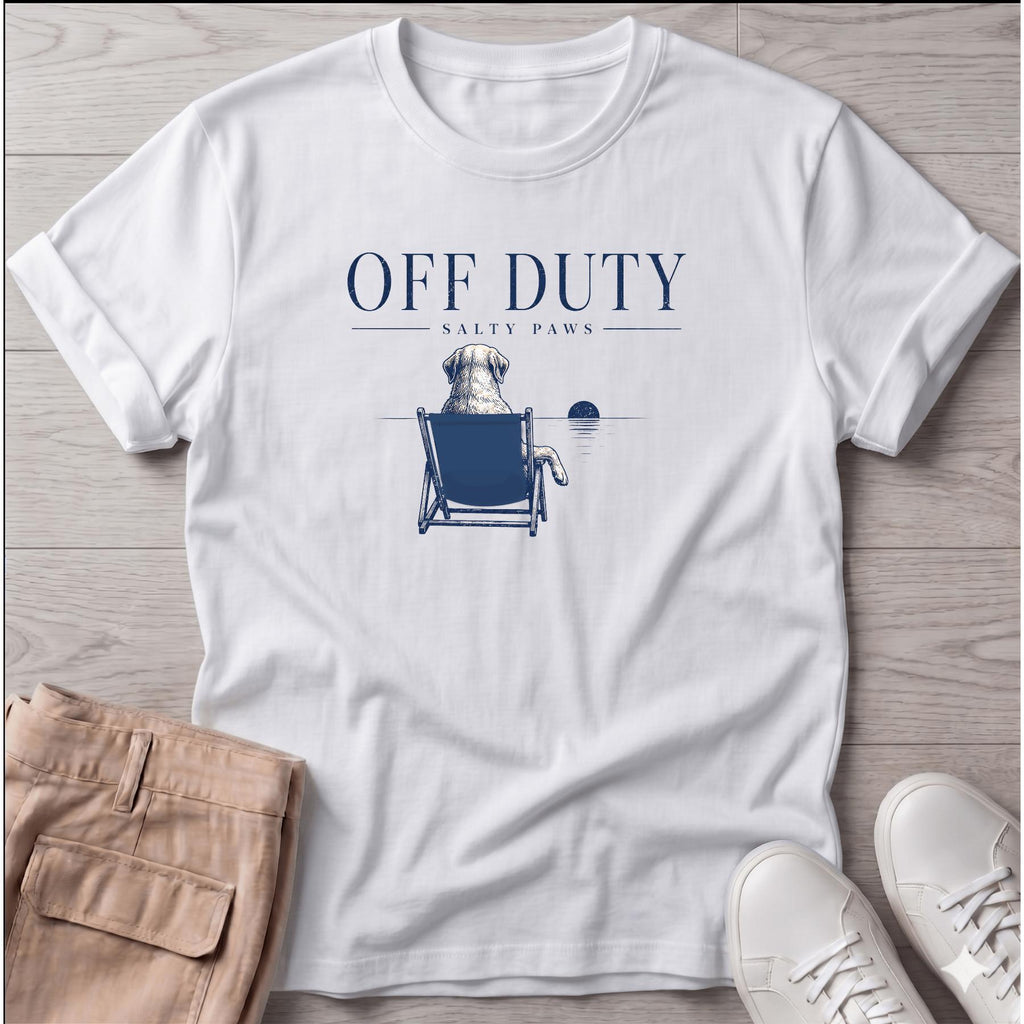 Off Duty Dog T-Shirt — Art Tee
