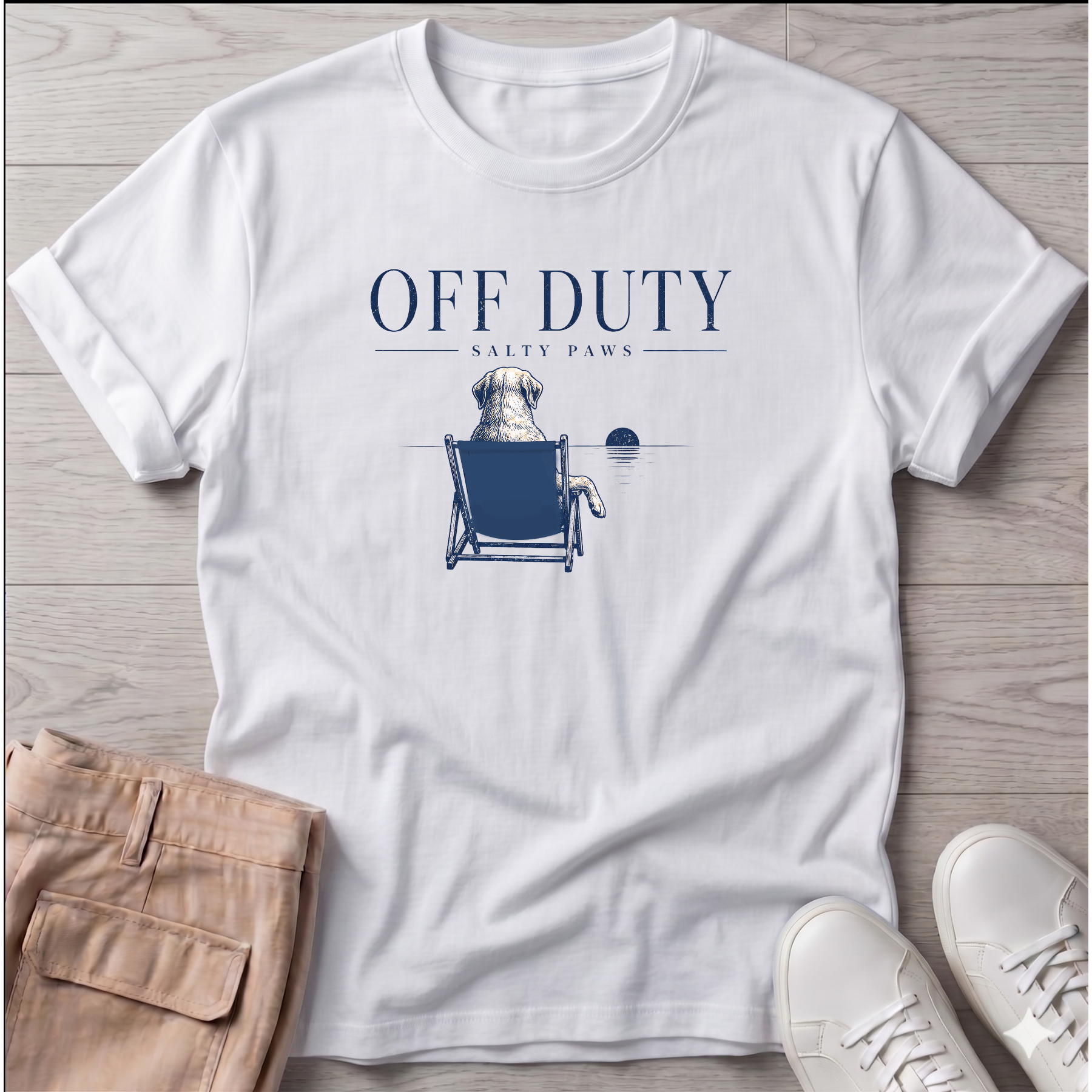 Off Duty Dog T-Shirt — Art Tee