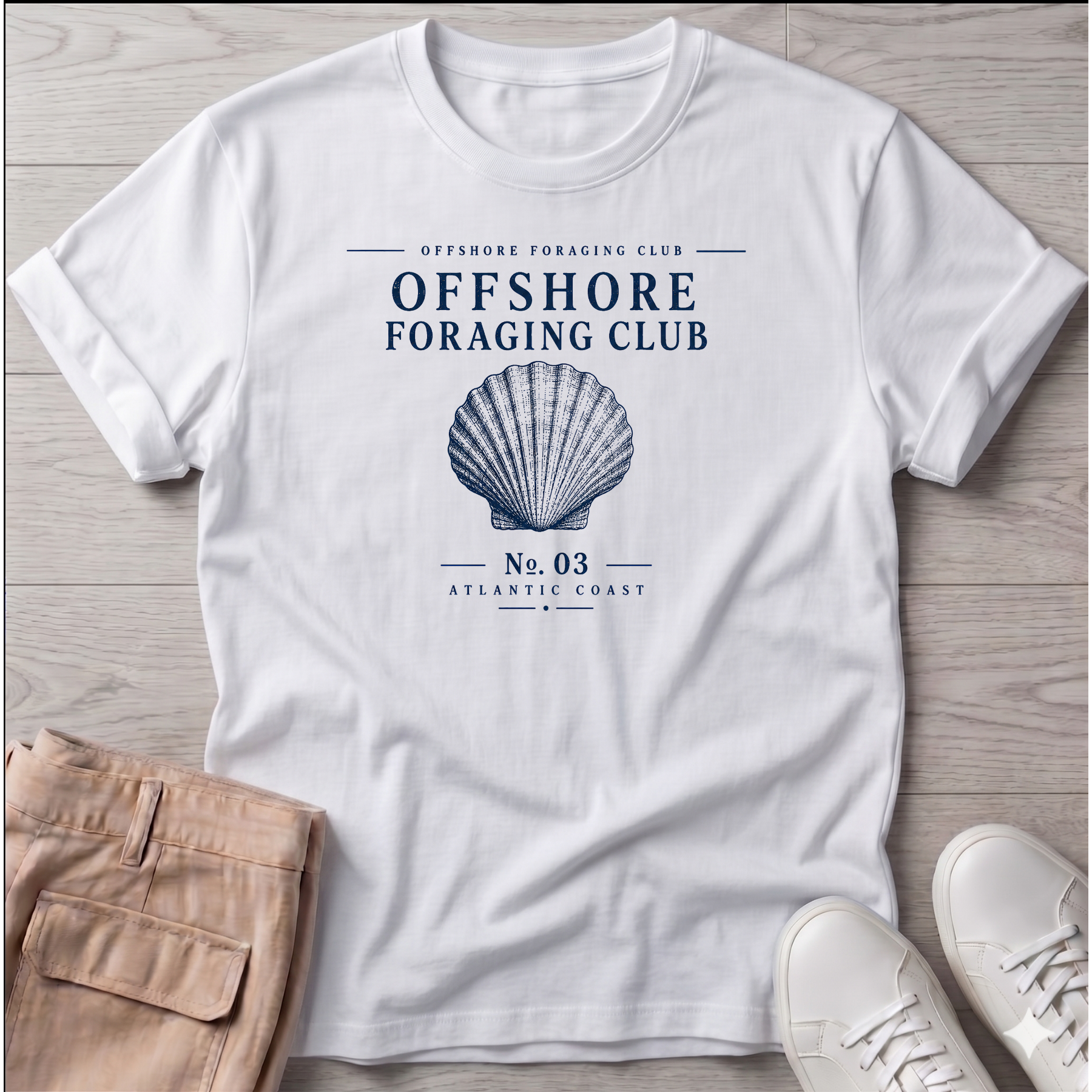 Offshore Foraging Oyster T-Shirt