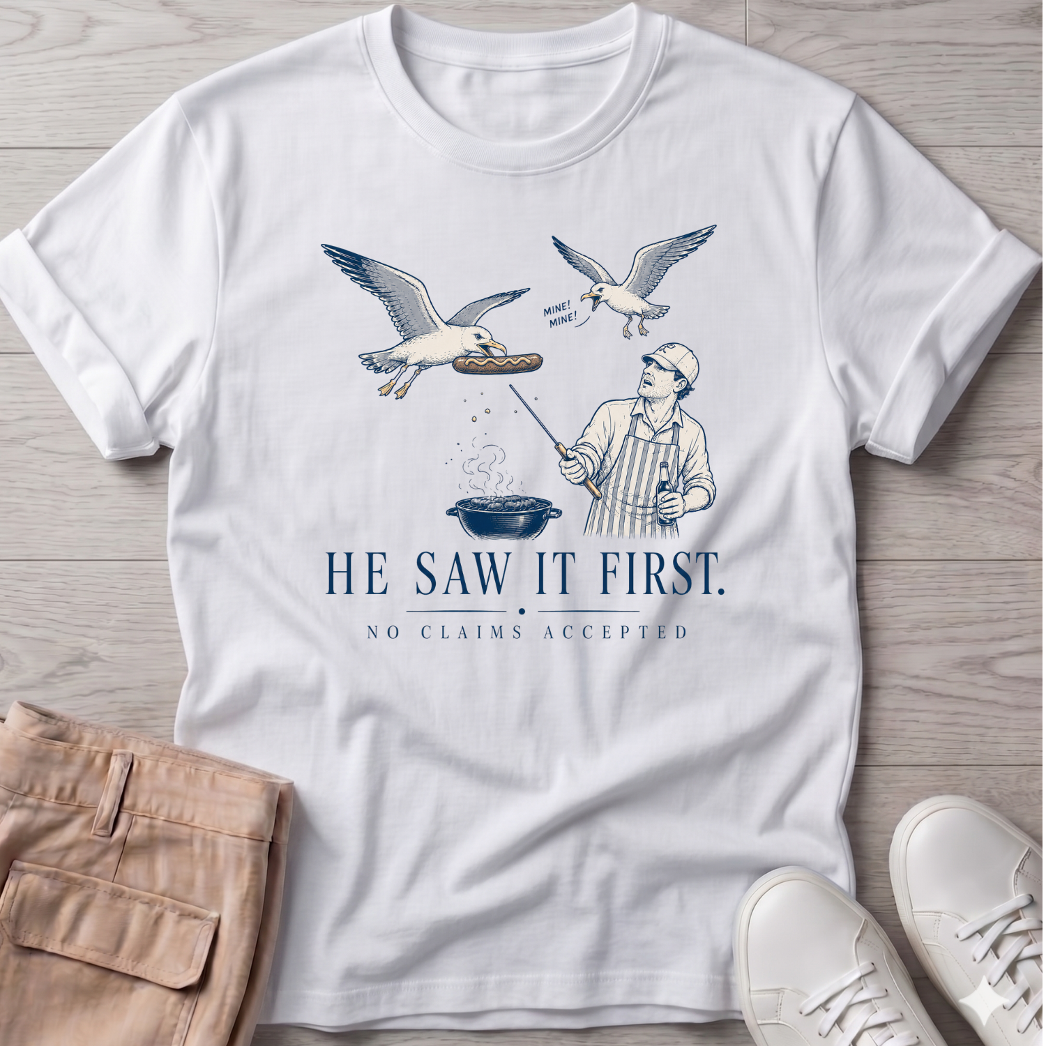 He saw it first T-Shirt