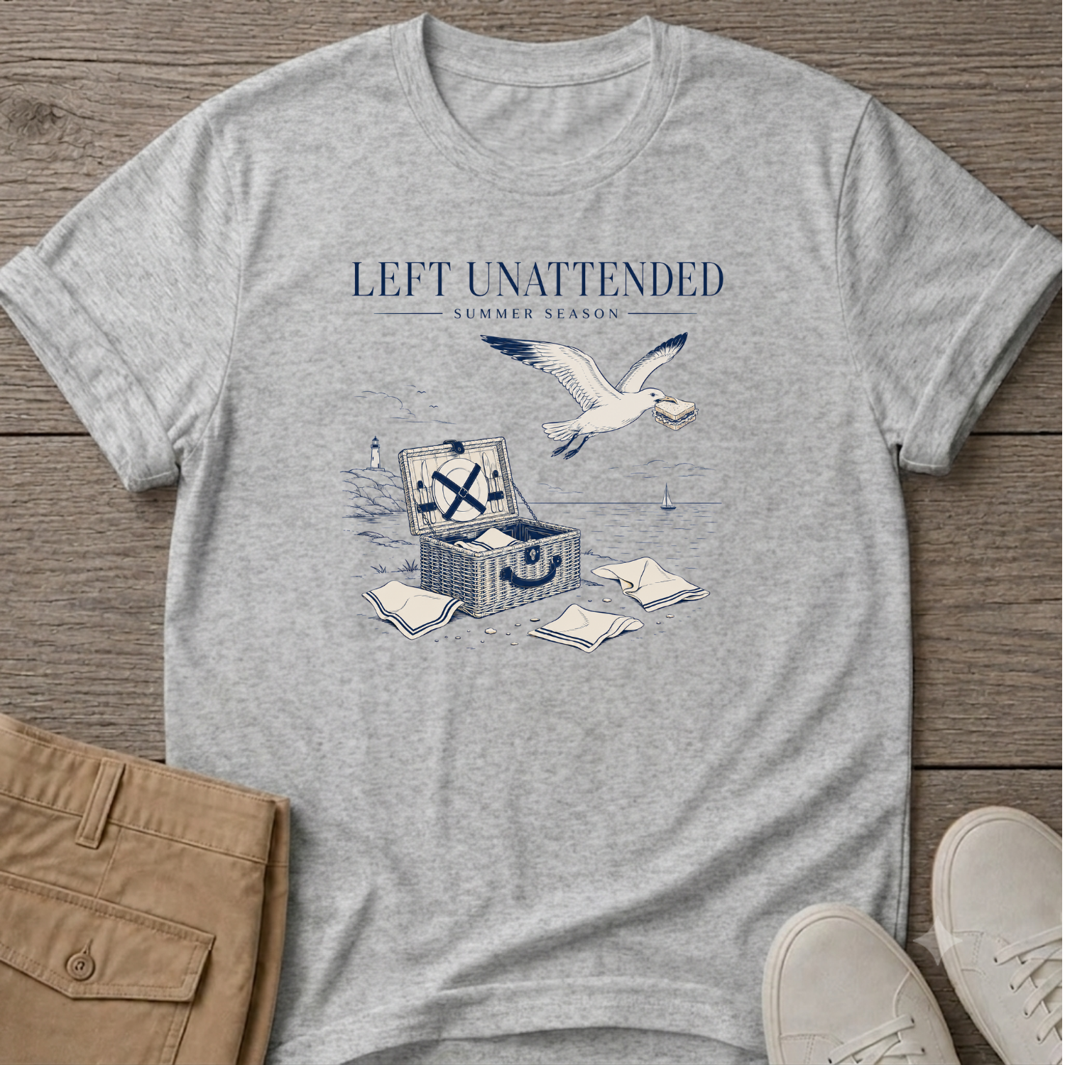 Left Unattended Picnic T-Shirt