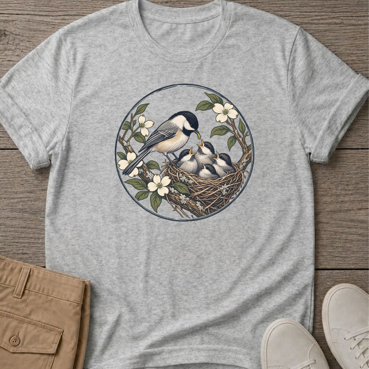 Chickadee & Chicks T-Shirt