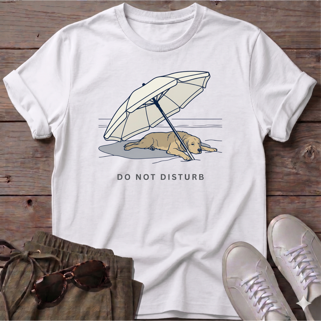 Golden Retriever NOT DISTURB T-Shirt