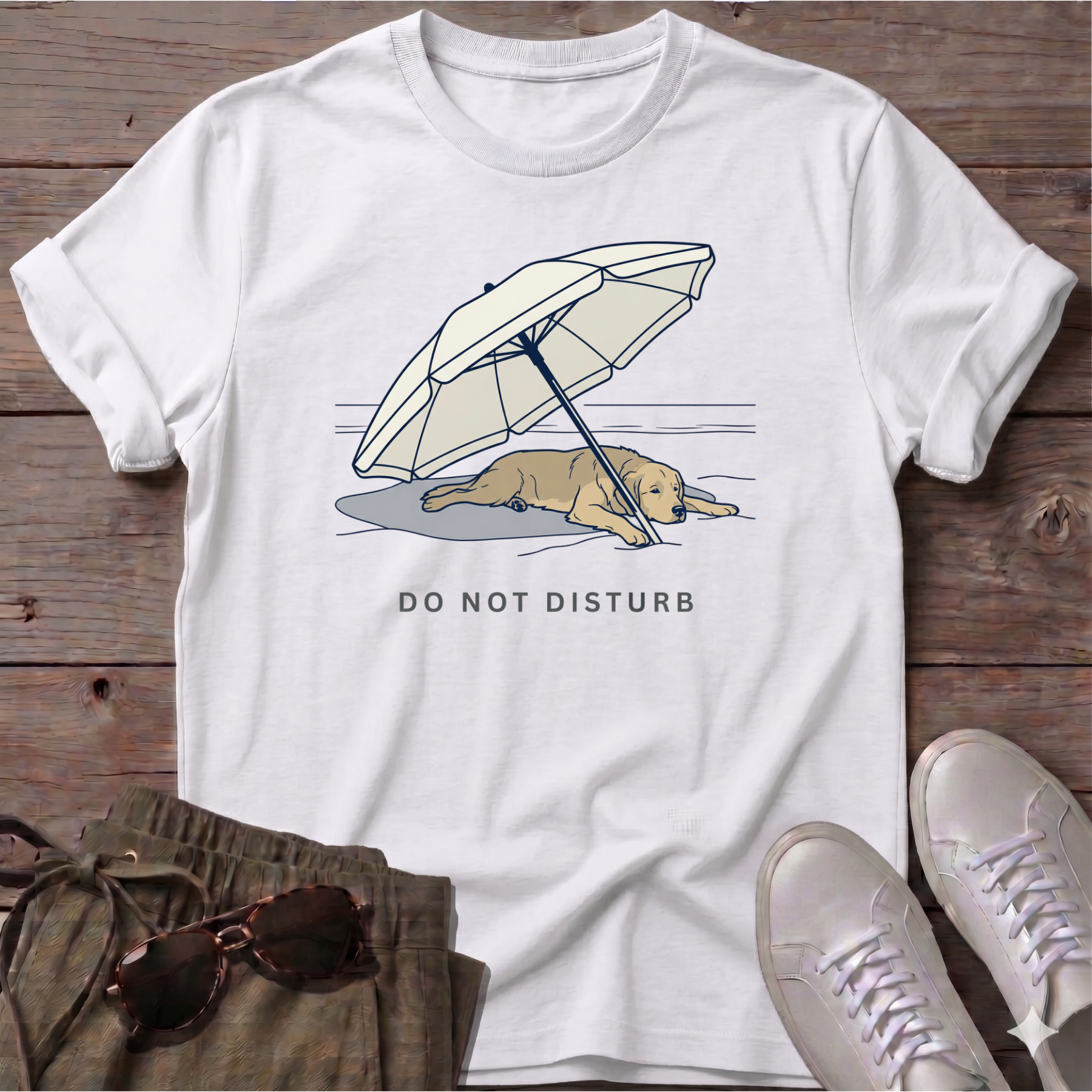 Golden Retriever NOT DISTURB T-Shirt