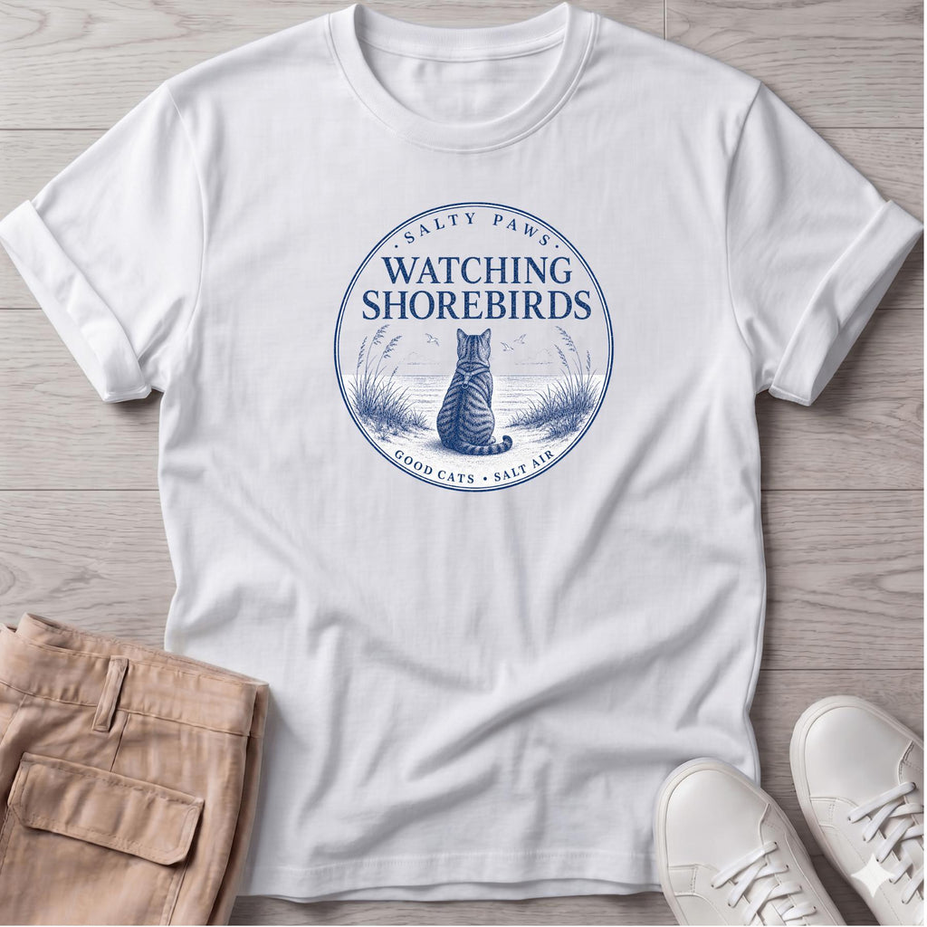 Birdwatcher Cat T-Shirt