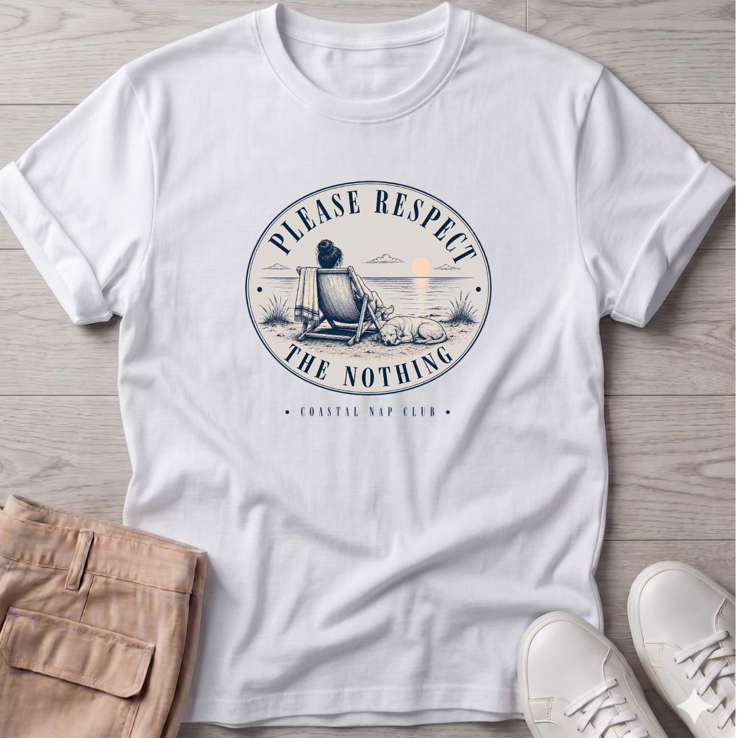 Please Respect Her Dog T-Shirt