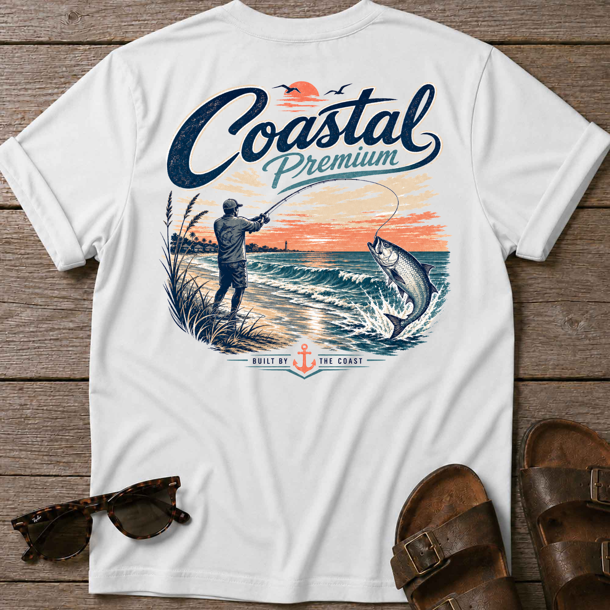 Coastal Premium Fishing T-Shirt