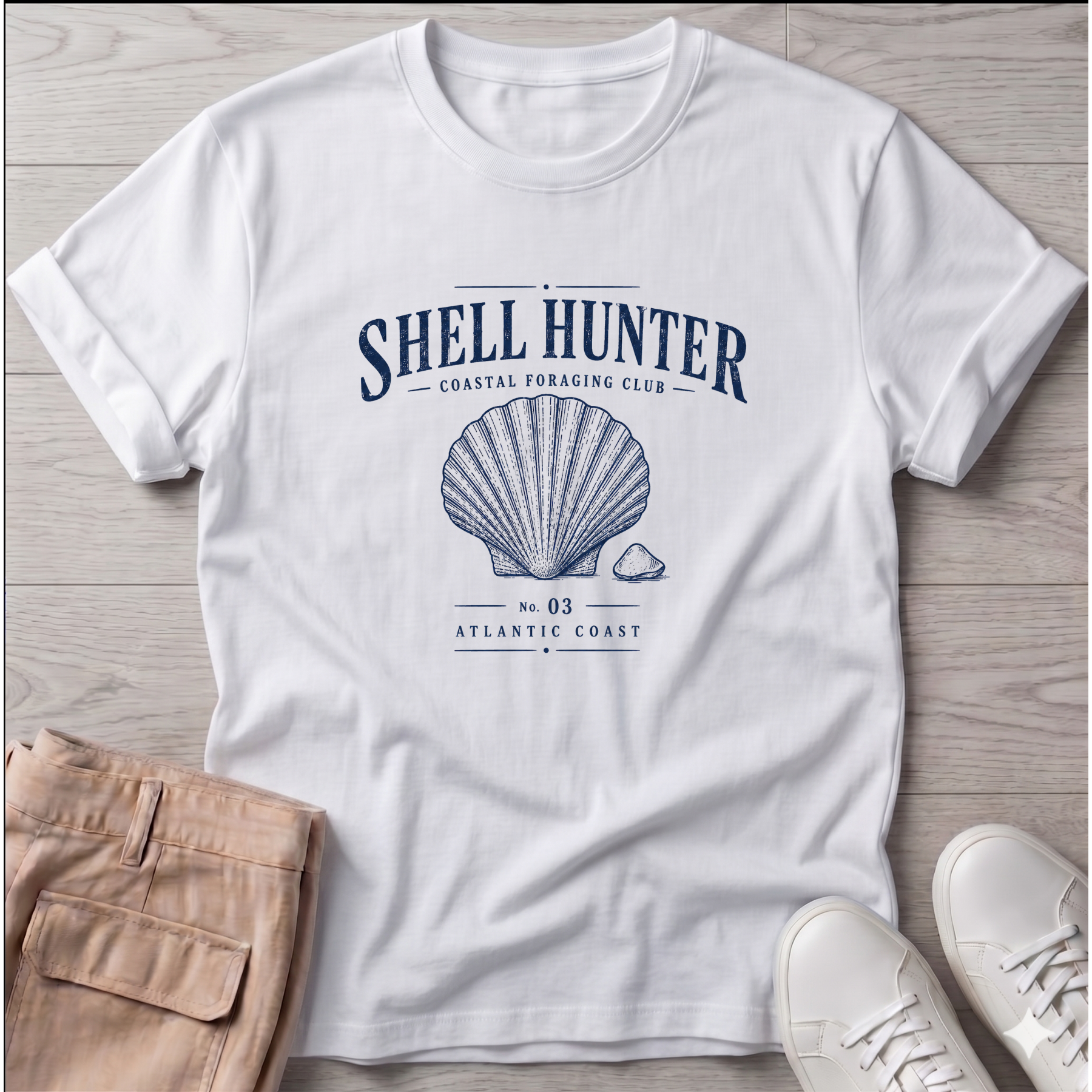 Shell Hunter Beach T-Shirt
