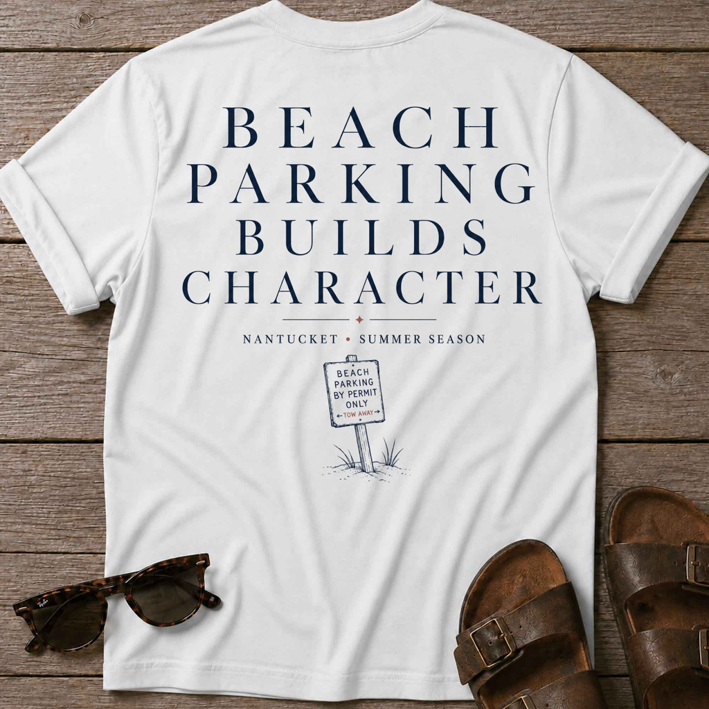 Beach Parking Nantucket T-Shirt