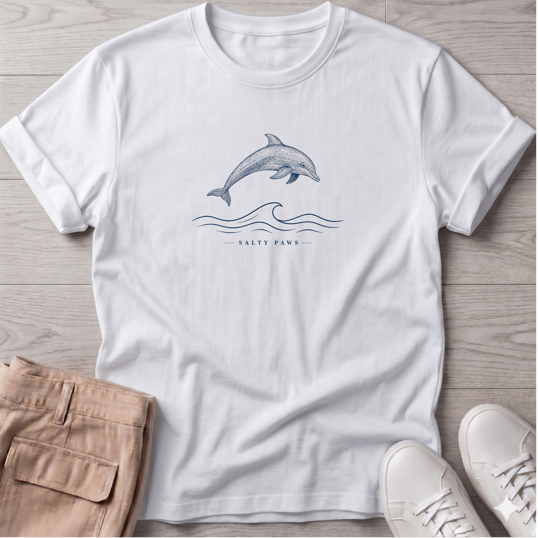 Dolphin 3 Dog T-Shirt
