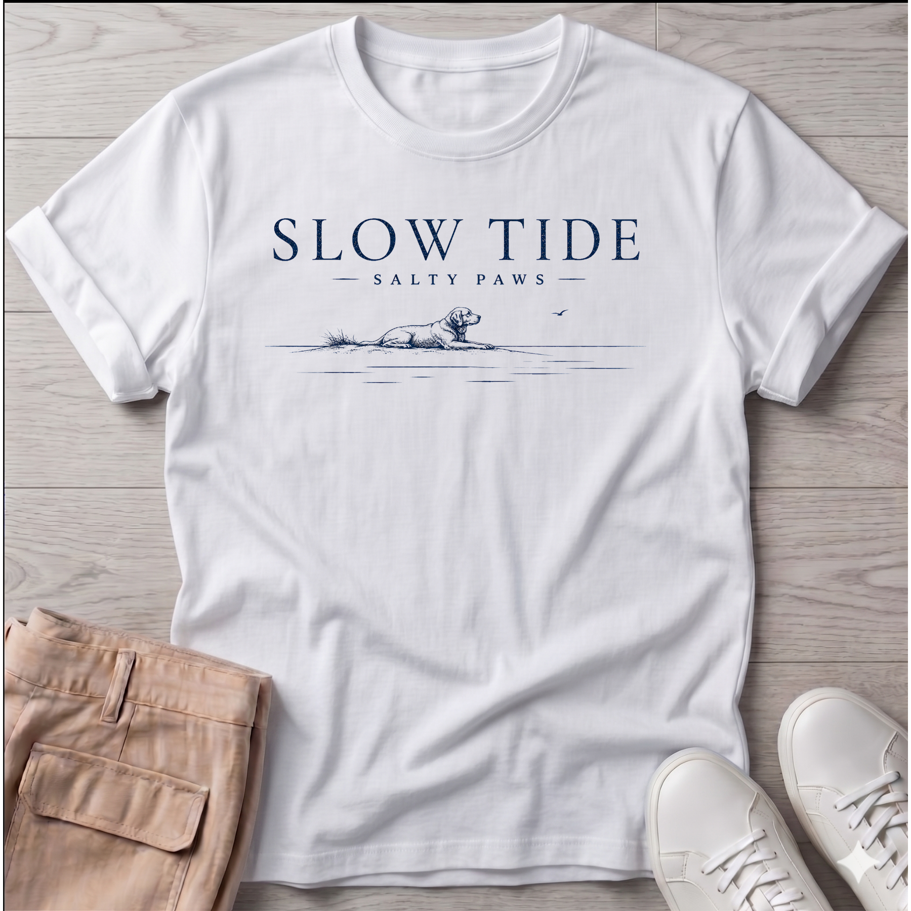 Slow Tide Dog T-Shirt