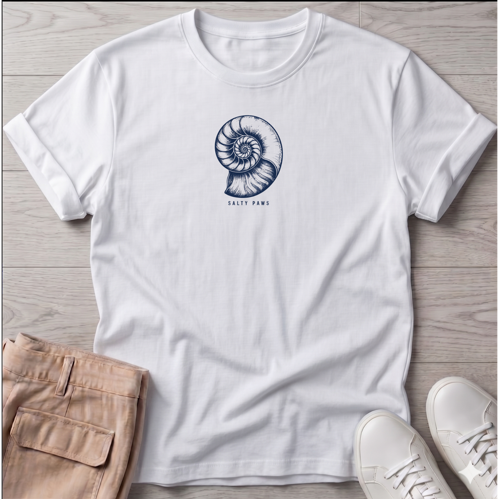 Nautilus Shell T-Shirt — Art Tee