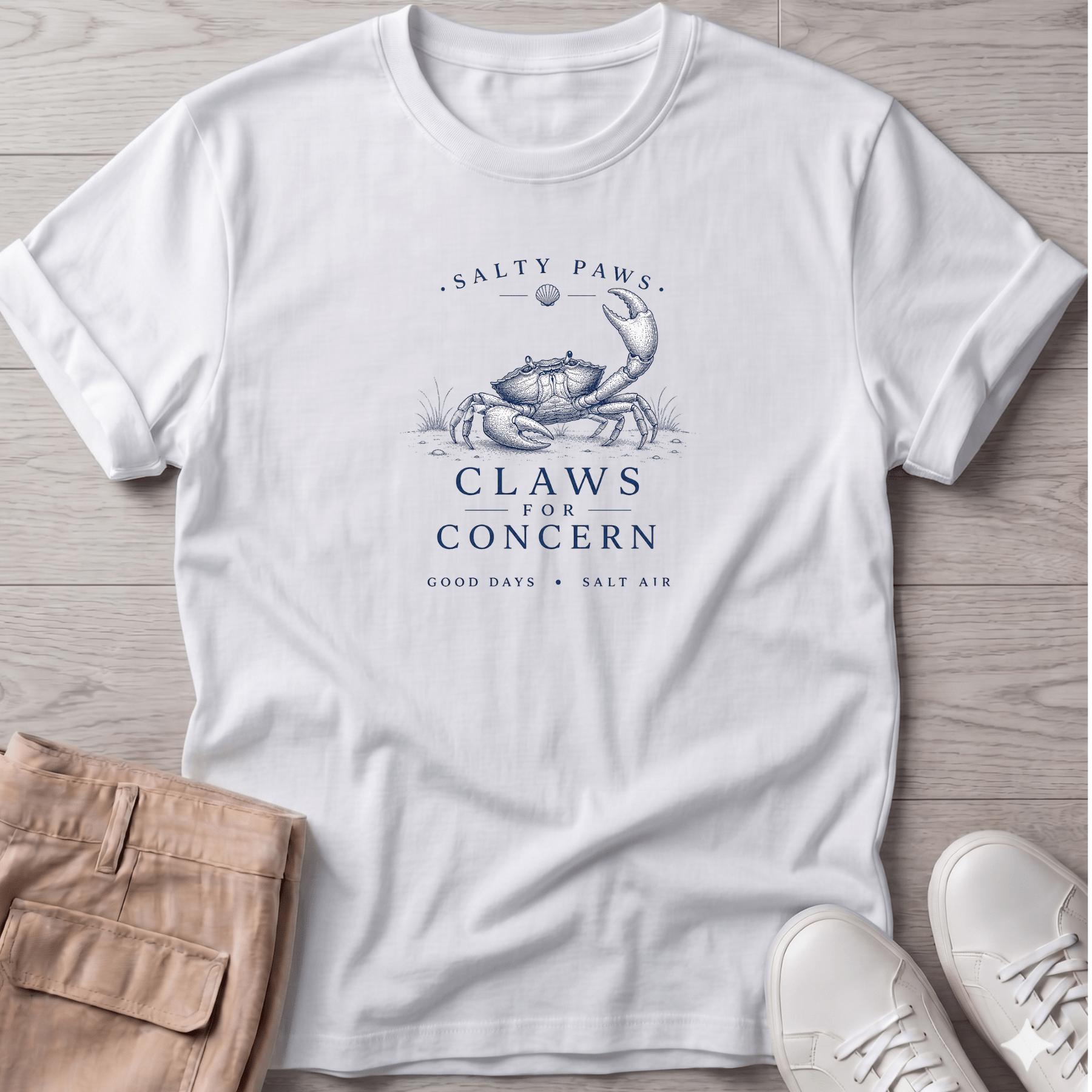 Claws for Concern Crab T-Shirt