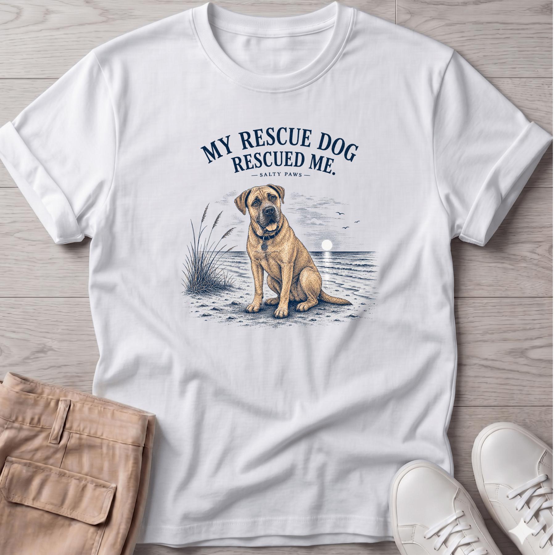 My Rescue Dog Rescued Me T-Shirt Vacation