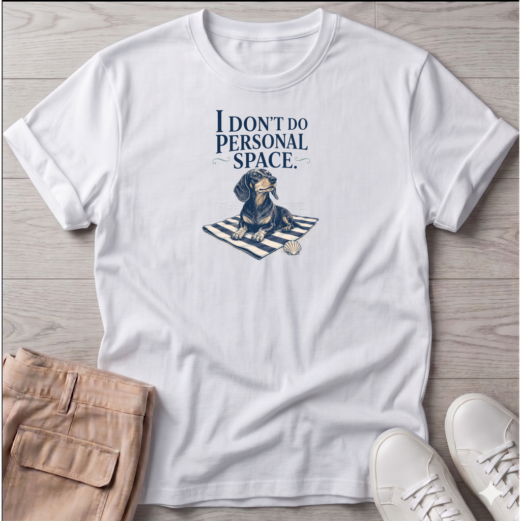 I don't do space dachshund T-Shirt