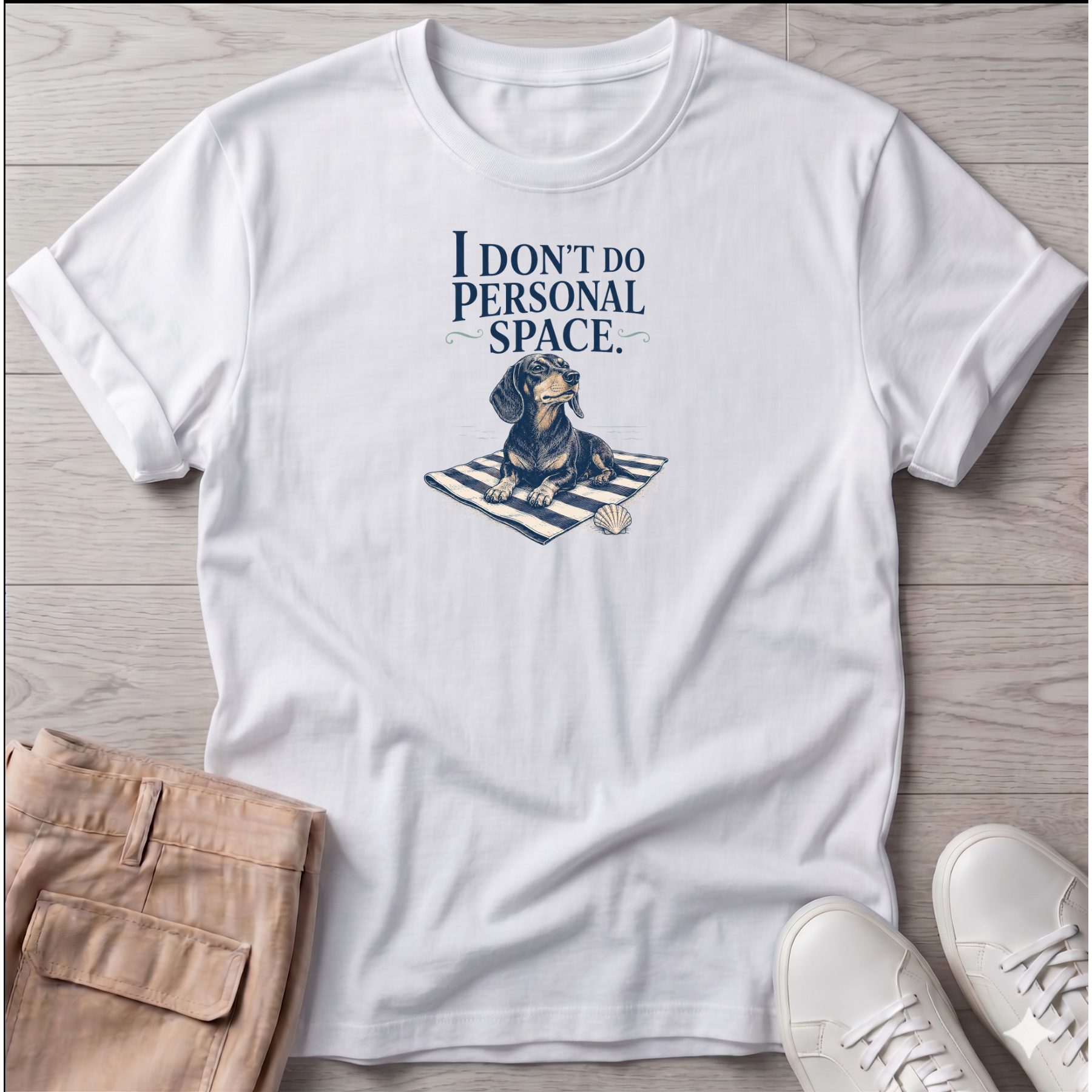 I don't do space dachshund T-Shirt