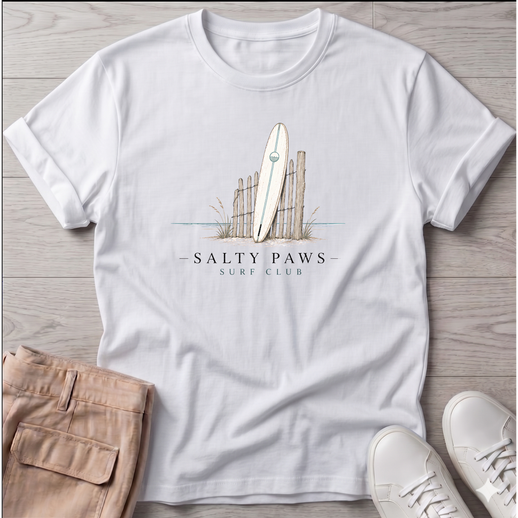 Salty Paws Surf Club T-Shirt