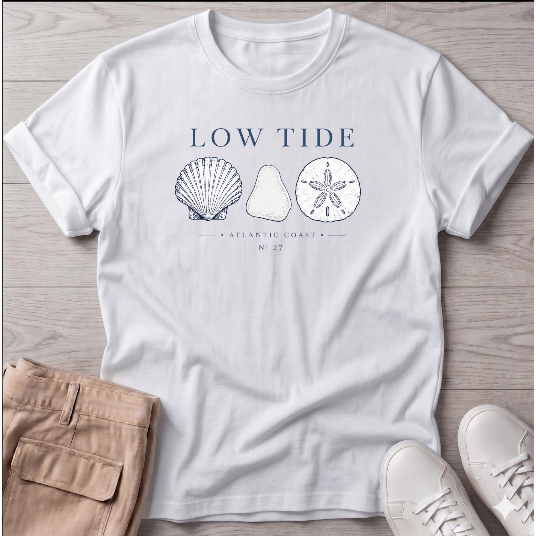Scallop Beach Glass Sand Dollar Tee