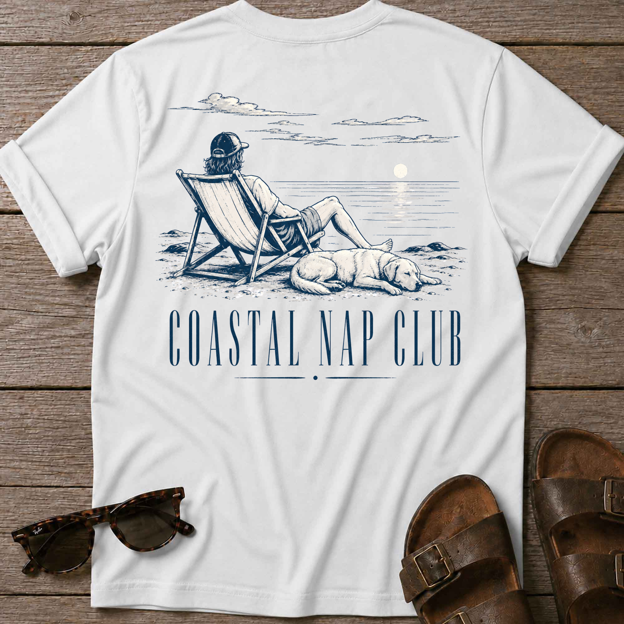 Coastal Nap Club Him T-Shirt