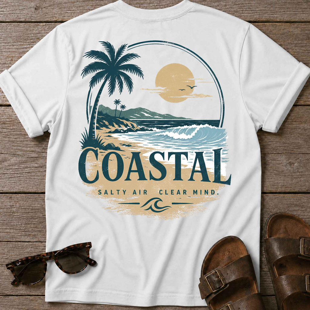 Coastal Salt Air Back T-Shirt