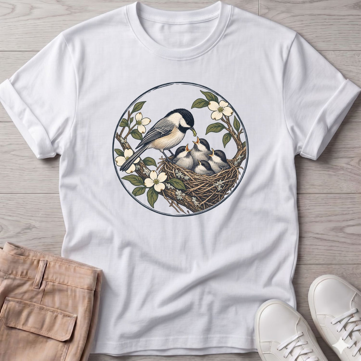 Chickadee & Chicks T-Shirt