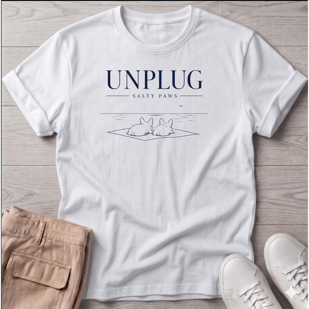 Unplug Frenchie T-Shirt — French Bulldog